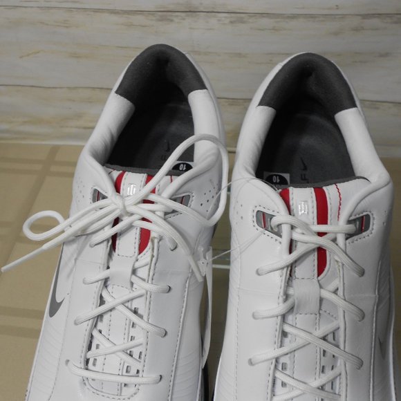 NEW NOS NIKE - Zoom Flywire 483327-100 TIGER WOODS TW Golf Shoes - White 10 Mens - Picture 4 of 16